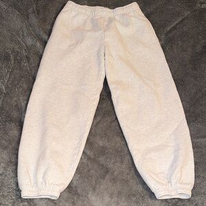 Aritzia Sweatfleece mega fit light gray Sweatpants